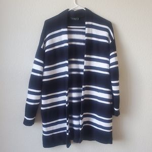 Lauren Ralph Lauren Blue Striped Cardigan